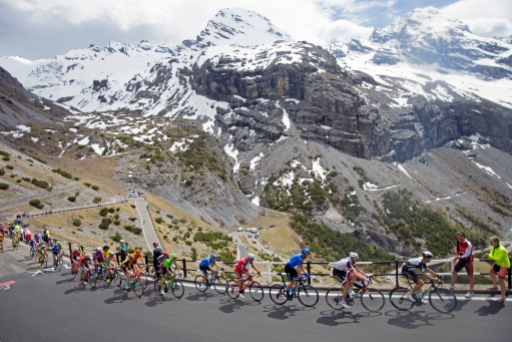 Front group on the Stelvio